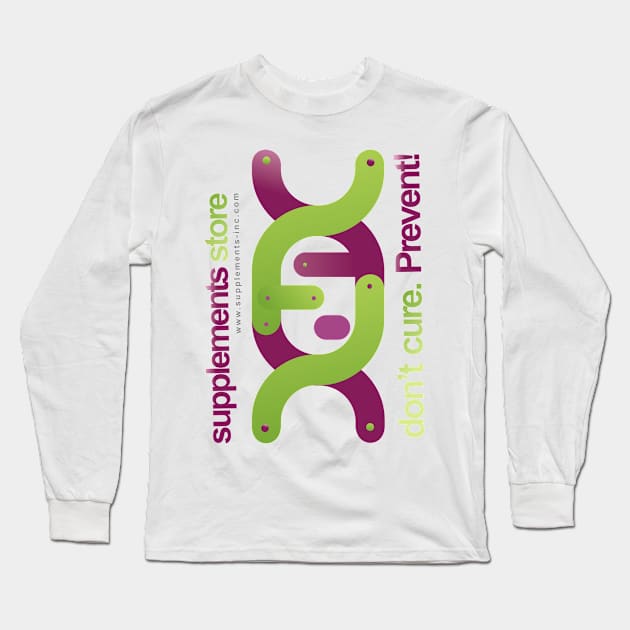 Supplement Store Merch Long Sleeve T-Shirt by Blueprints